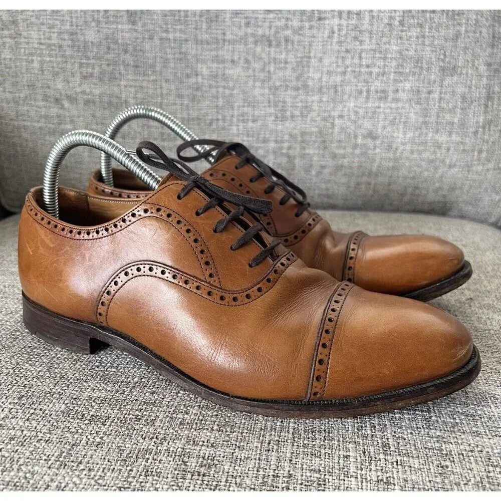 Alfred Sargent Blenheim Brogue Lace Up Shoes Brown UK 9 US 10 England